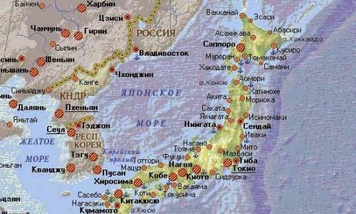Japon - un pays de secrets et de mystères La frontière avec le Japon passe